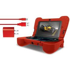 Dreamgear Protection & Storage Dreamgear DG3DSXL-2275 Nintendo 3DSR XL Power Play Kit Red