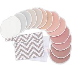 Nursing Pads 14pk Soothe Reusable Nursing Pads for Breastfeeding, 4-Layers Organic Breast Pads, Washable Nipple Pads Lovelle Lovelle