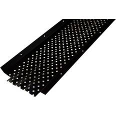 Black Plastic Roofing Black Spectra Metals 5 4 ft. Armour Shield Gutter Guard