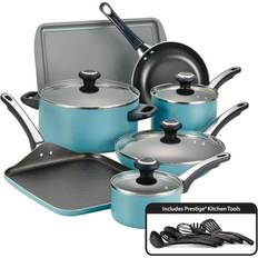 Aluminum Cookware Farberware High Performance Cookware Set with lid 17 Parts