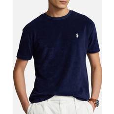 Polyester T-Shirts & Tanktops Polo Ralph Lauren Terry Cotton Tee Newport Navy Blau t-shirt Grösse: