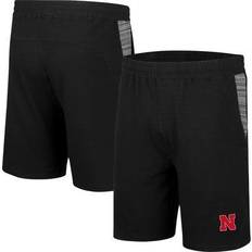 Colosseum Pants & Shorts Colosseum Men's Nebraska Cornhuskers Black Thunder Fleece Shorts