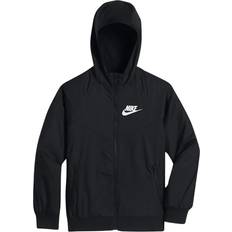 XS Jakker Nike Boy's Sportswear Windrunner - Black/White (850443-011)