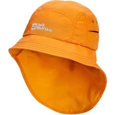 Orange Sonnenhüte Jack Wolfskin Kid's Villi Vent Long Hat - Orange Pop