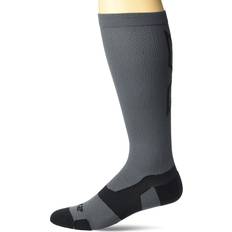 2XU Underwear 2XU unisex adult Vectr Full Length Socks, Titanium/Black, 11/12