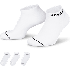 Bomull Sokker Jordan Everyday No-Show Socks 3 Pairs White