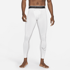 Nike Men Tights Nike Pro Dri-FIT Men's Tights - White/Black