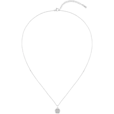 Hugo Boss Halsketten HUGO BOSS Medallion Necklace - Silver/Transparent