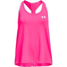 L Tank Tops Children's Clothing Under Armour Girl's Knockout Tank Top - Electro Pink/White (1363374-695)