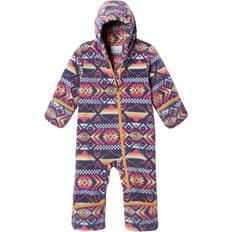 Girls Snowsuits Children's Clothing Columbia Infant Snowtop II Bunting- Sunset Peach Checkered Peaks