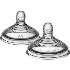 Baby Bottle Accessories Tommee Tippee Advanced Anti-Colic System Teats Medium Flow 3m+ 2-pack
