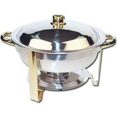 Winco Cookware Sets Winco Deluxe 4 Qt. Round Accent Chafer Cookware Set