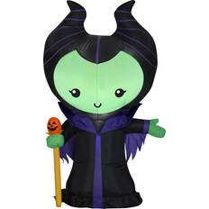 Gemmy Airblown Inflatable Maleficent, 3.5 ft Tall, Black