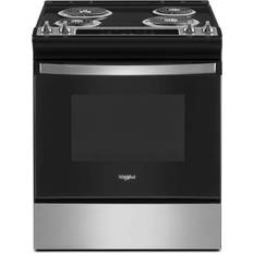 Induction Ranges Whirlpool WEC310S0L 30 Free Standing Range Frozen Silver