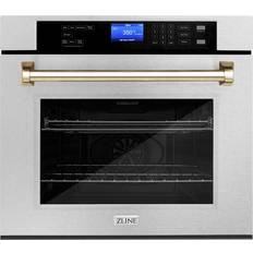 Self Cleaning - Wall Ovens Zline 30' Autograph Edition Clean Stainless Steel