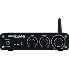 Rockville audio Rockville BLUAMP 21 BLACK 2.1 Channel Bluetooth Home Audio Amplifier Receiver