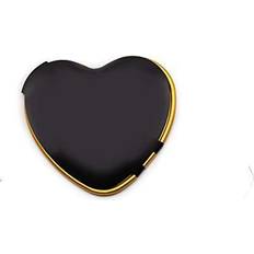 Heart Shaped Magnified 1:3X Compact Double-Sided Mirror