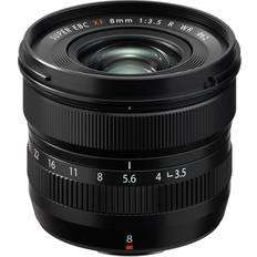 Fujifilm Camera Lenses Fujifilm XF8mm F3.5 R WR 35-mm Focal Length and 120-Degree Angle of View Lightweight Camera Lens