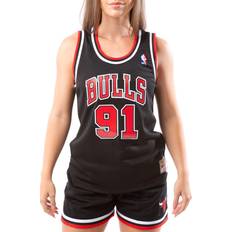  Toni Kukoc Chicago Bulls Mitchell and Ness Men's Black  Throwback Jesey Large : Sports & Outdoors