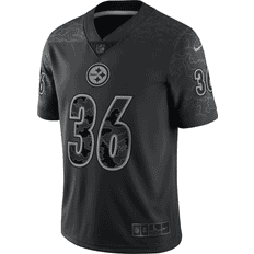 Football Sports Fan Apparel Nike Men's NFL Pittsburgh Steelers RFLCTV Jerome Bettis Fashion Football Jersey
