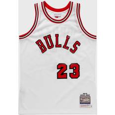 Mitchell & Ness T-shirts Mitchell & Ness Jordan Bulls Authentic Jersey White/Red