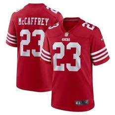 Sports Fan Apparel Nike Men's Christian McCaffrey Scarlet San Francisco 49ers Game Player Jersey