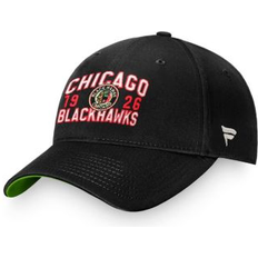 Fanatics Chicago Blackhawks Caps Fanatics NHL Chicago Blackhawks Vintage Unstructured Adjustable Hat, Men's, Black