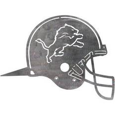 Sports Fan Apparel Sporticulture Detroit Lions Metal Garden Art Helmet Spike