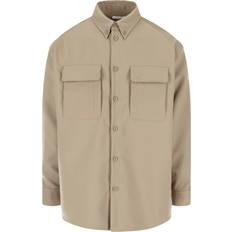 Skjorter på salg Off-White Ow Drill Military Overshirt - Beige