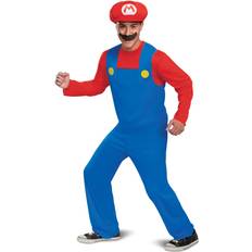 Herren Kostüme & Verkleidungen Disguise Nerdiges Super Mario Lizenzkostüm für Herren bunt