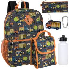 Backpack, Lunch Bag & Accessories Set, Grey