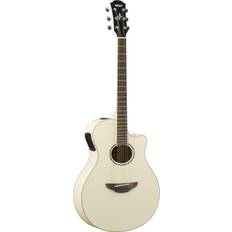 Musical Instruments Yamaha Apx600 Acoustic-Electric Guitar Vintage White