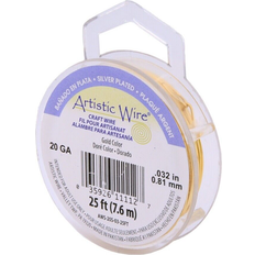 20 gauge gold tarnish resistant artistic wire silver plated wire 25ft