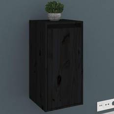 Tre Veggskap vidaXL black, 1/2x Wall Cabinet 30x30cm