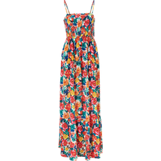 Beige - Lange kjoler JdY starr Life Smock Maxi Dress Wvn Maxikjoler Tapioca Multiflower