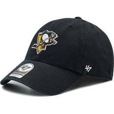 '47 NHL Caps '47 Men's Black Pittsburgh Penguins Team Clean Up Adjustable Hat