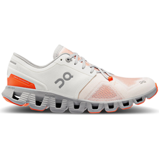 White Running Shoes On Cloud X 3 W - Ivory/Alloy