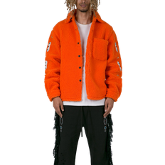 mnml Jewel Sherpa Jacket - Orange