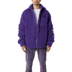 mnml Jewel Sherpa Jacket - Purple