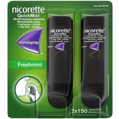 Medicines Nicorette Quickmist Freshmint 2 pcs 150 doses Mouth Spray