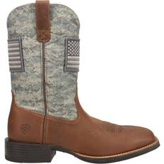 Ariat Riding Shoes Ariat Sport Patriot Cowboy Boots - Distressed Brown