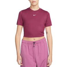 Nike Sportswear Essential Slim Crop Tee Plum