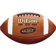 Wilson GST Leather Game Football