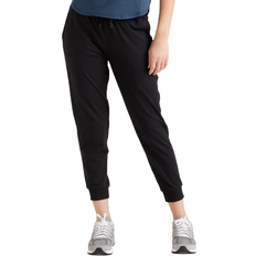 Quince Flowknit Mid-Rise Jogger - Black