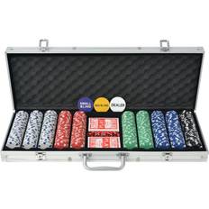 vidaXL Poker Set with 500 Chips