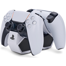 PlayStation 5 Charging Stations PowerA Twin Charging Station for DualSense Wireless Controllers - PS5 White