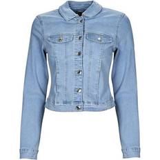 Damen - Jeansjacken Vero Moda Luna Denim Jacket - Blue/Light Blue Denim