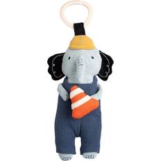 Sebra Mobiles Sebra Musical Pull Toy Elephant Blue