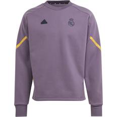 Jakker & Trøyer adidas Real Madrid D4GMD Travel Sweatshirt Purple