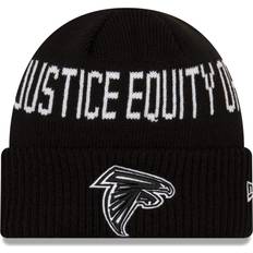 New Era Beanies New Era Men's Black Atlanta Falcons Team Social Justice Cuffed Knit Hat